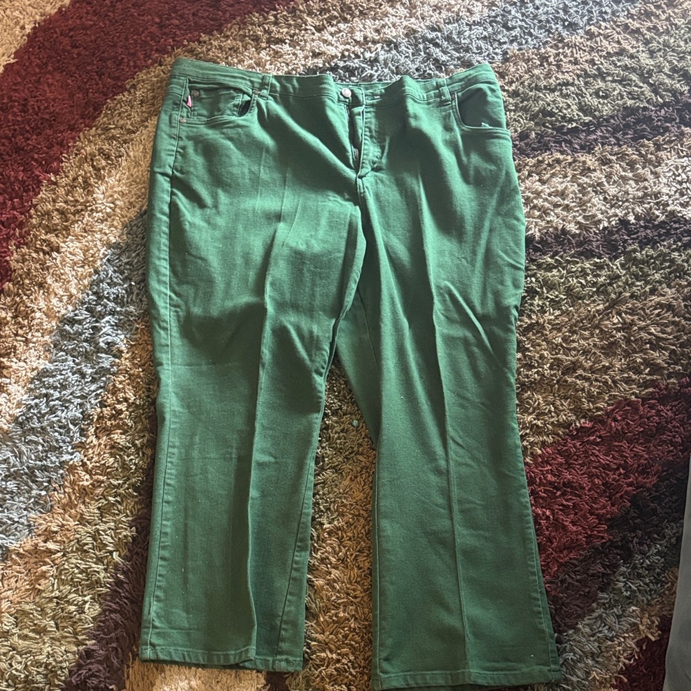 Vibrant Green Jeans